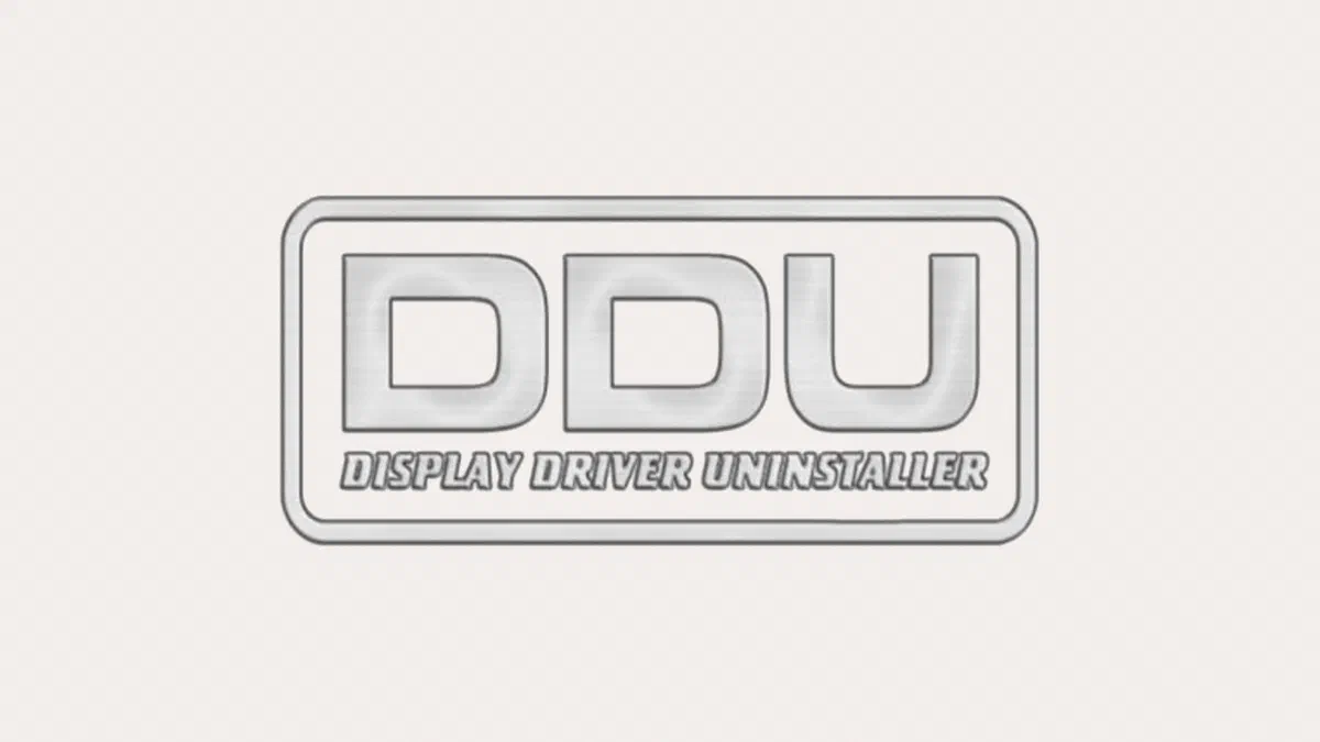 Finestra di Display Driver Uninstaller con il menu di scelta del produttore della scheda video