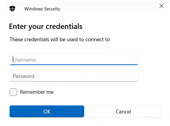 Schermata di login grafica di xrdp per l’autenticazione dell’utente Ubuntu remoto