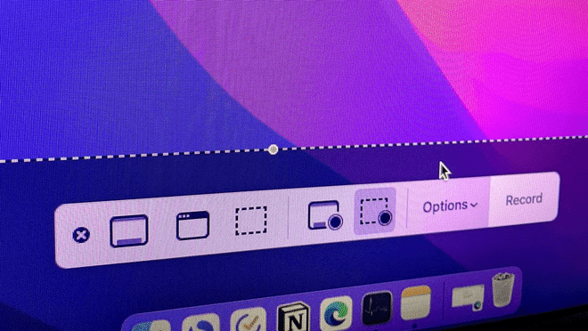 Strumento integrato di macOS per catturare screenshot e registrare lo schermo
