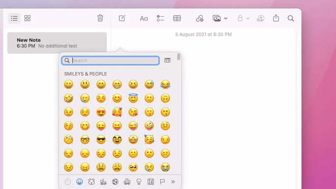 Visualizzatore dei caratteri e del visore tastiera integrato in macOS