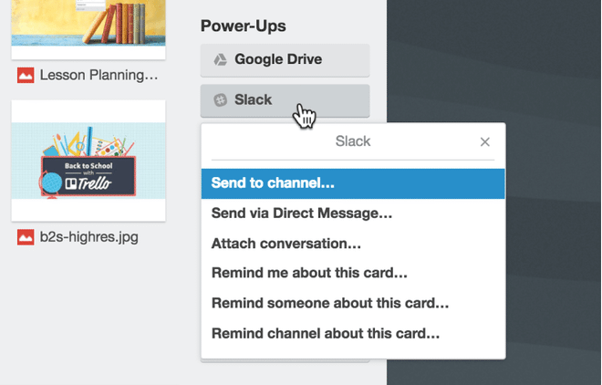 Integrazione del flusso di lavoro di Trello con le applicazioni di comunicazione aziendale come Slack