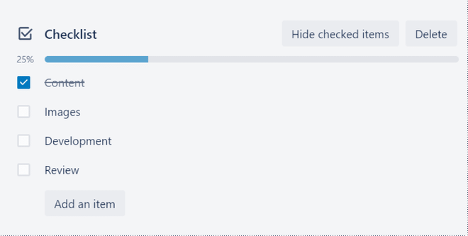 Funzione di checklist per monitorare l’avanzamento dei micro-task all’interno di Trello