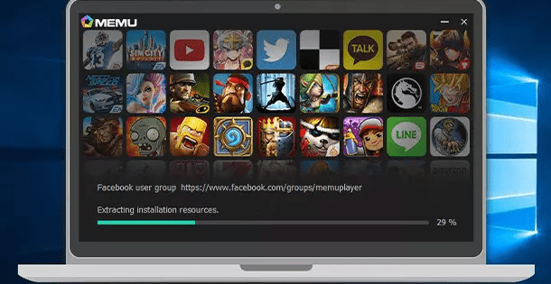 Interfaccia di MEmu Play durante una sessione di gioco mobile su PC