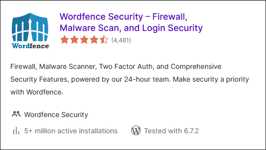 Wordfence Security: scanner malware e firewall per WordPress