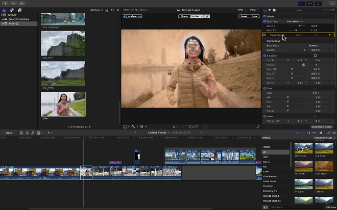 La caratteristica Magnetic Timeline del software professionale Apple Final Cut Pro su sistema operativo macOS