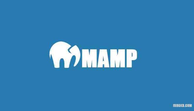 Logo e interfaccia di controllo di MAMP su ambiente Mac OS X