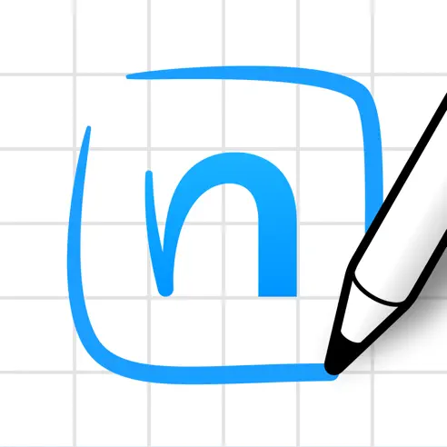 Logo dell’app Nebo per la conversione della scrittura a mano su iPad