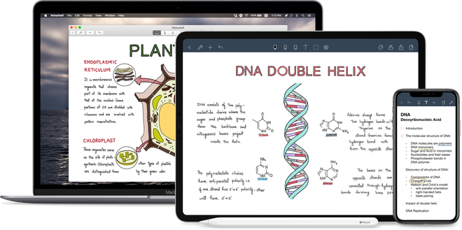 Personalizzazione delle copertine e interfaccia di Noteshelf