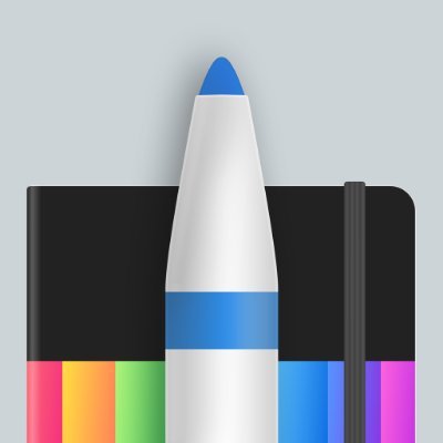 Logo dell’app Penbook per la personalizzazione dei taccuini su iPad