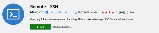 Secure remote connection to Linux cloud server using Remote SSH extension