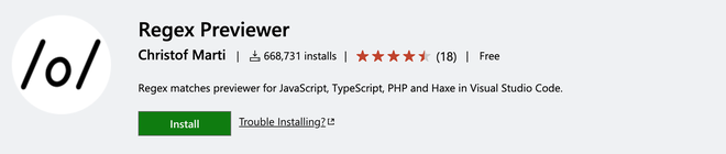 Real-time validation of complex regular expressions with Regex Previewer