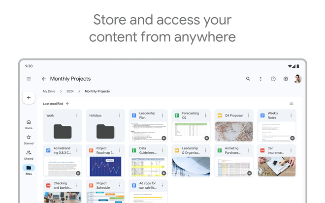 Logo Google Drive, cloud storage integrato con la suite Google Workspace