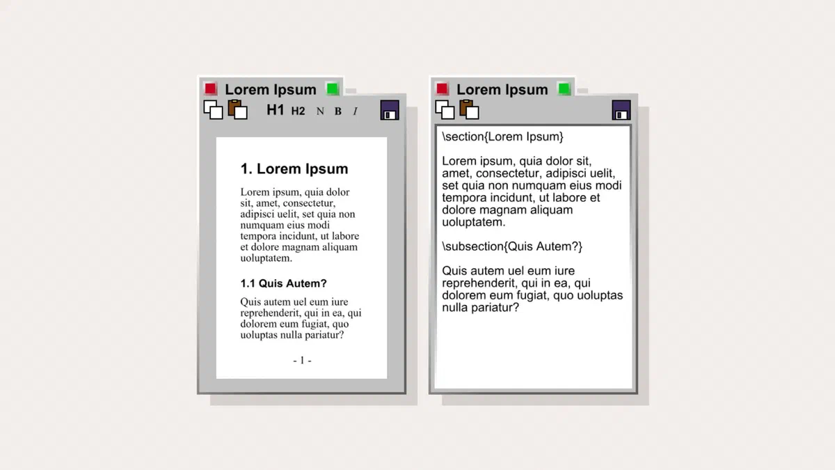 Editor di testo ricco aperto in una pagina web con la barra degli strumenti di formattazione