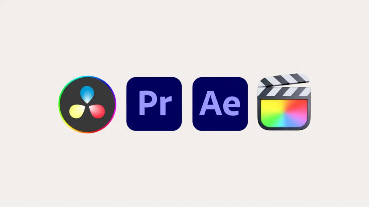 Interfaccia di un programma di montaggio video con timeline e anteprima su un monitor