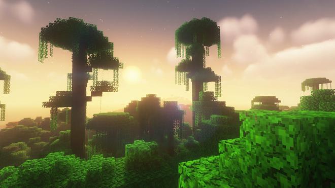 AstraLex Shaders aperçu graphique du paquet sur Minecraft