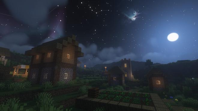 Effets de la lumière dynamique et ombres dans Minecraft avec AstraLex Shaders