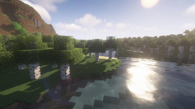 Ciel nocturne et étoiles stylisées dans le paquet AstraLex pour Minecraft