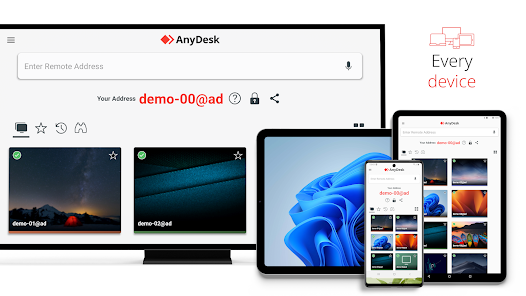 Pannello di controllo della sessione remota con AnyDesk