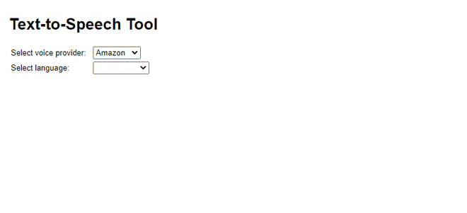 Interfaccia utente di TTSTool con controlli avanzati