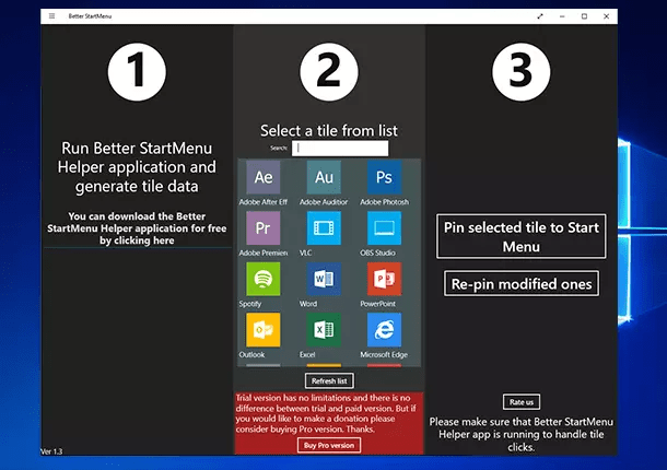 Aggiunta e ancoraggio delle nuove icone generate all’interno del Menu Start di Windows 11