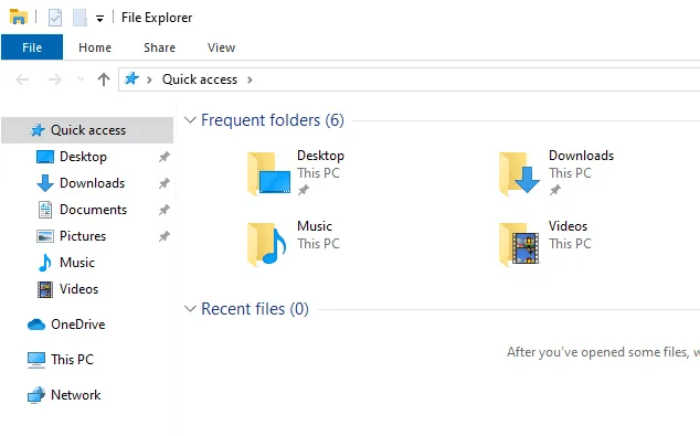 Esplora File di Windows 11 ripulito e senza la cartella Creative Cloud nel menu