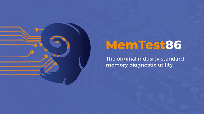 RAM memória diagnóstico tela de execução de teste com MemTest86