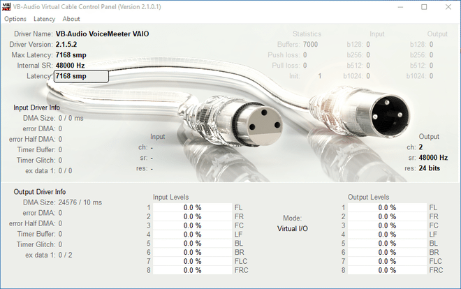 Applicazione VBVMAUX per la sincronizzazione del Sample Rate