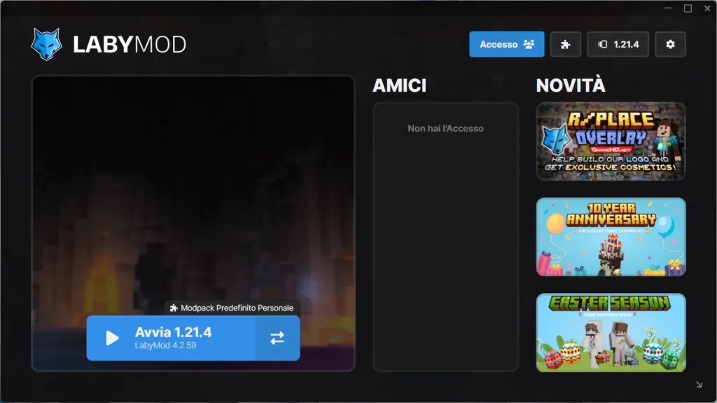 Client per minecraft 5