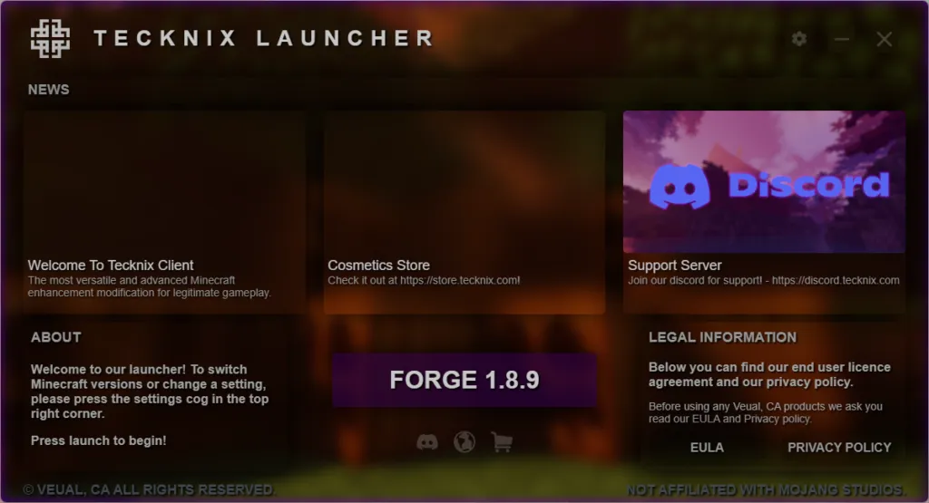 Client per minecraft 8