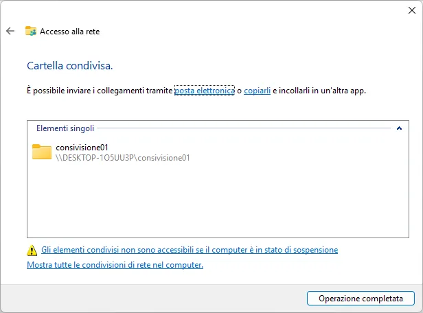 Condividere una cartella in locale su windows 14