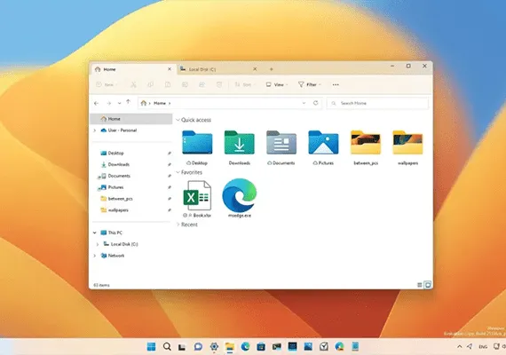Abilitare le schede per Esplora file