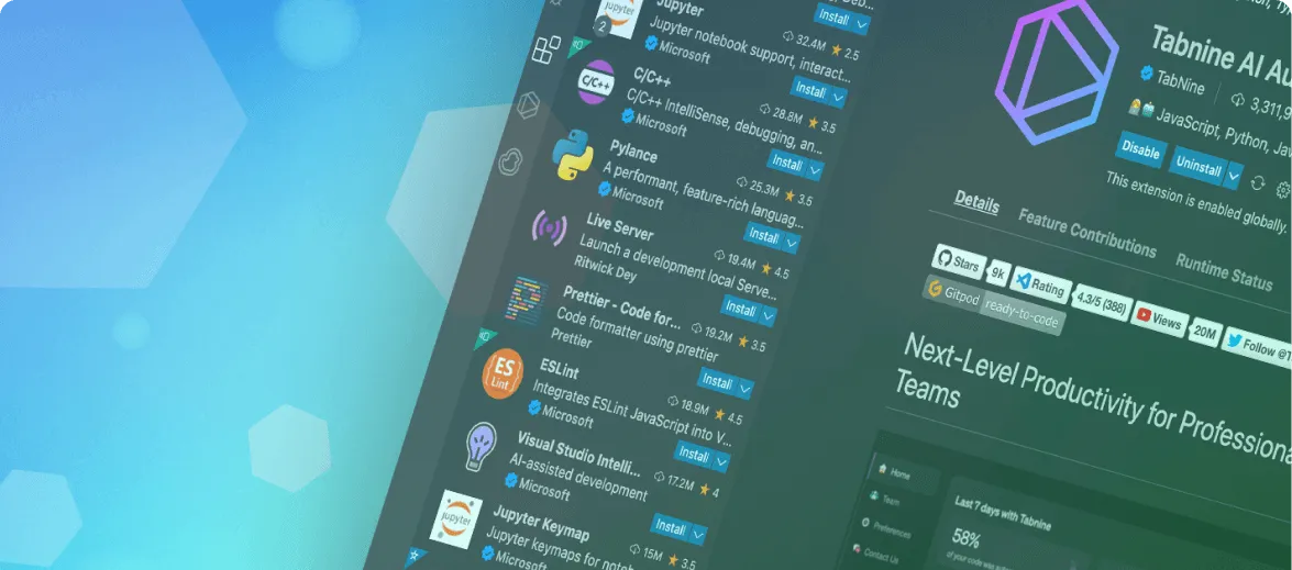 cover estensioni per vscode