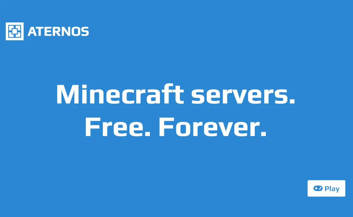 cover server minecraft con aternos