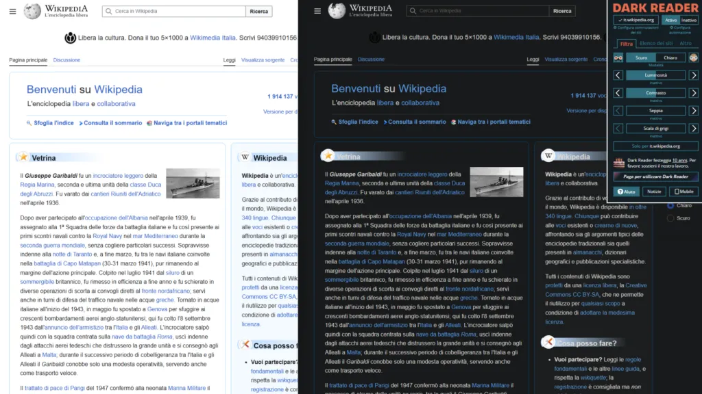 Estensioni dark mode per chrome 1
