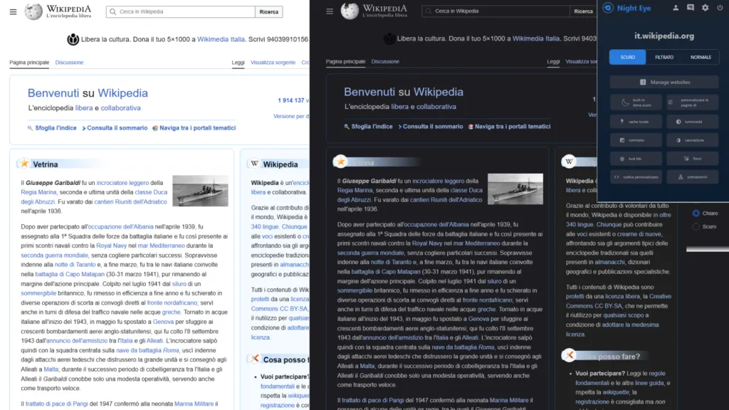 Estensioni dark mode per chrome 3