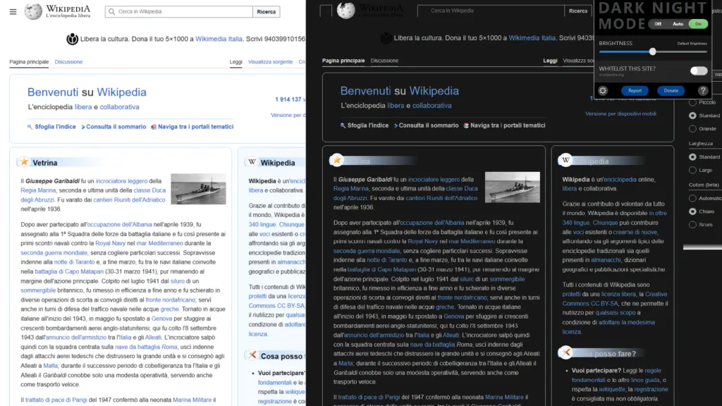 Estensioni dark mode per chrome 5