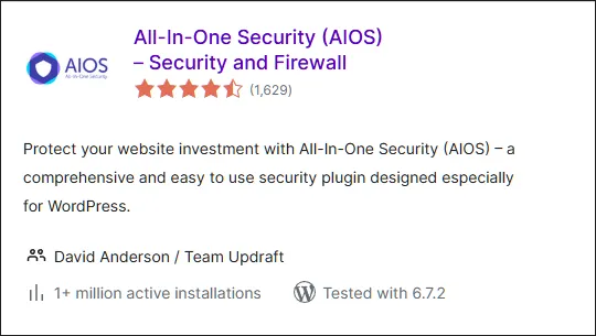 Plugin Di Sicurezza Per WordPress 3